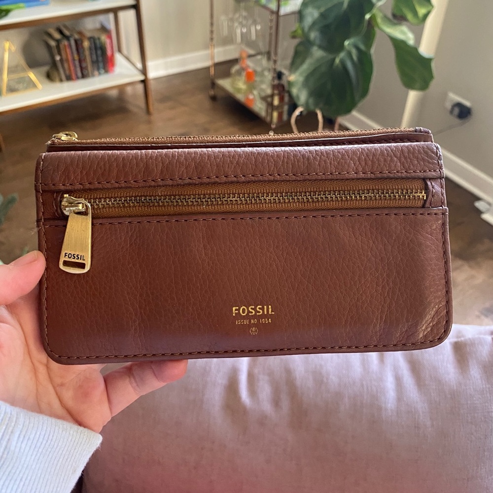 Fossil Brown Leather Wallet